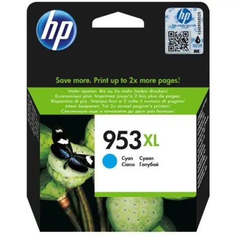 Tusz HP 953XL / F6U16AE Cyan do drukarek (Oryginalny) [20ml]
